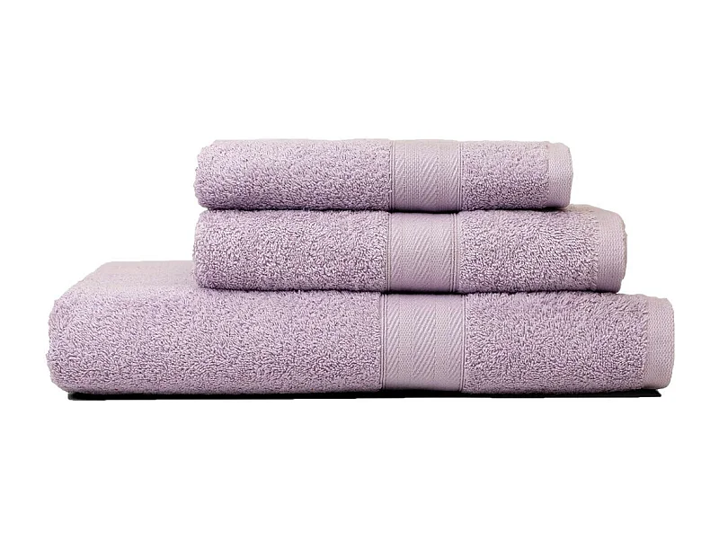 Ensemble De Serviettes De Bain 3 Pièces Couleur Iris Coton Éponge | Teddy