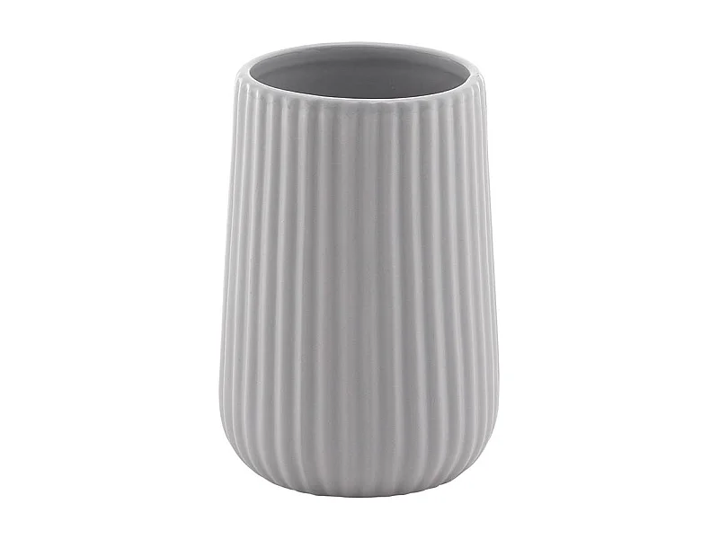 Porte-Brosses À Dents En Céramique Grise À Poser | Dory