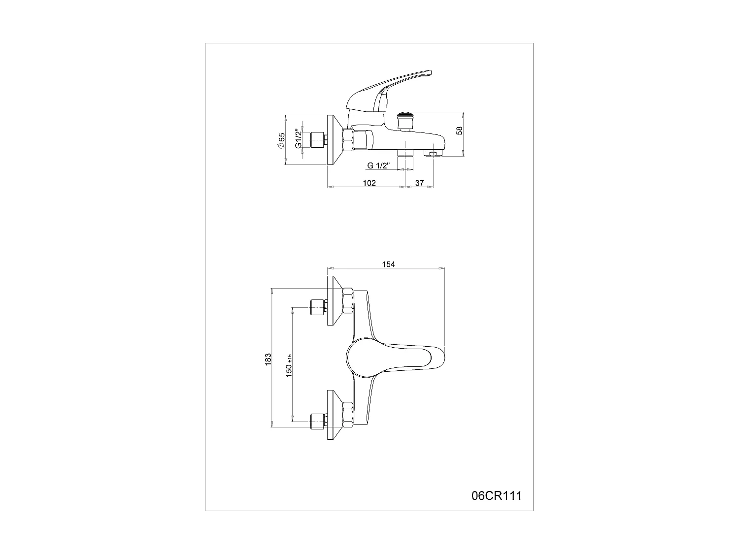 Robinet Mitigeur Externe Monocommande Pour Vasque | Future