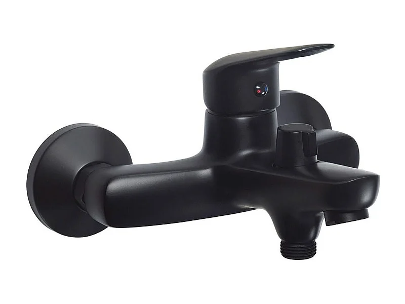 Mitigeur De Bain Mural En Noir Mat | Bormio