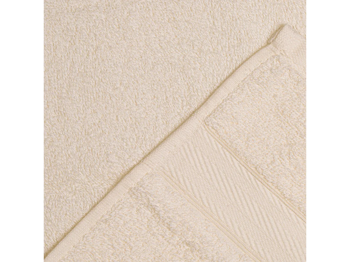 Kit De Serviettes En Coton Teddy En Différentes Tailles Ivoire  | Teddy