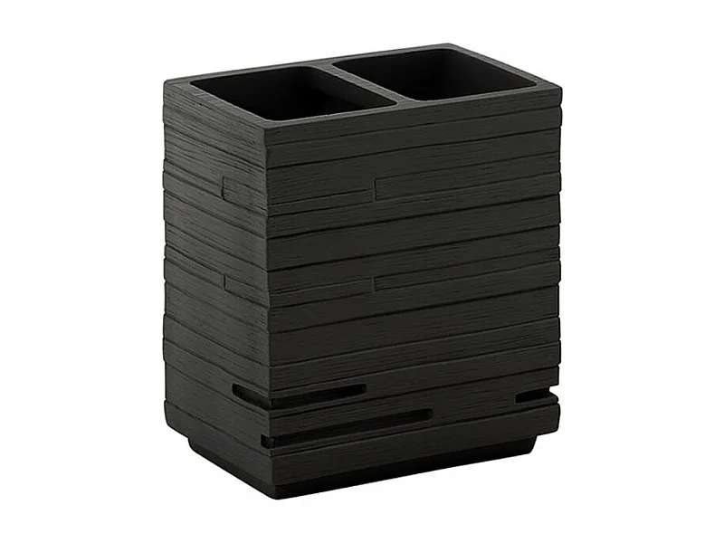 Porte-Brosse À Dents En Résine Noir | Pervinca