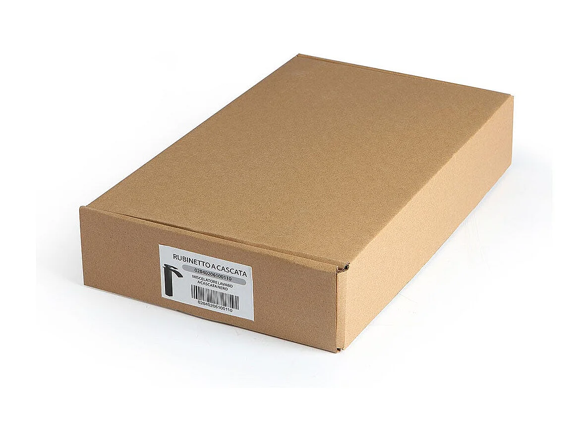 Robinet De Lavabo Haute Cascade Noir Mat | Nardis