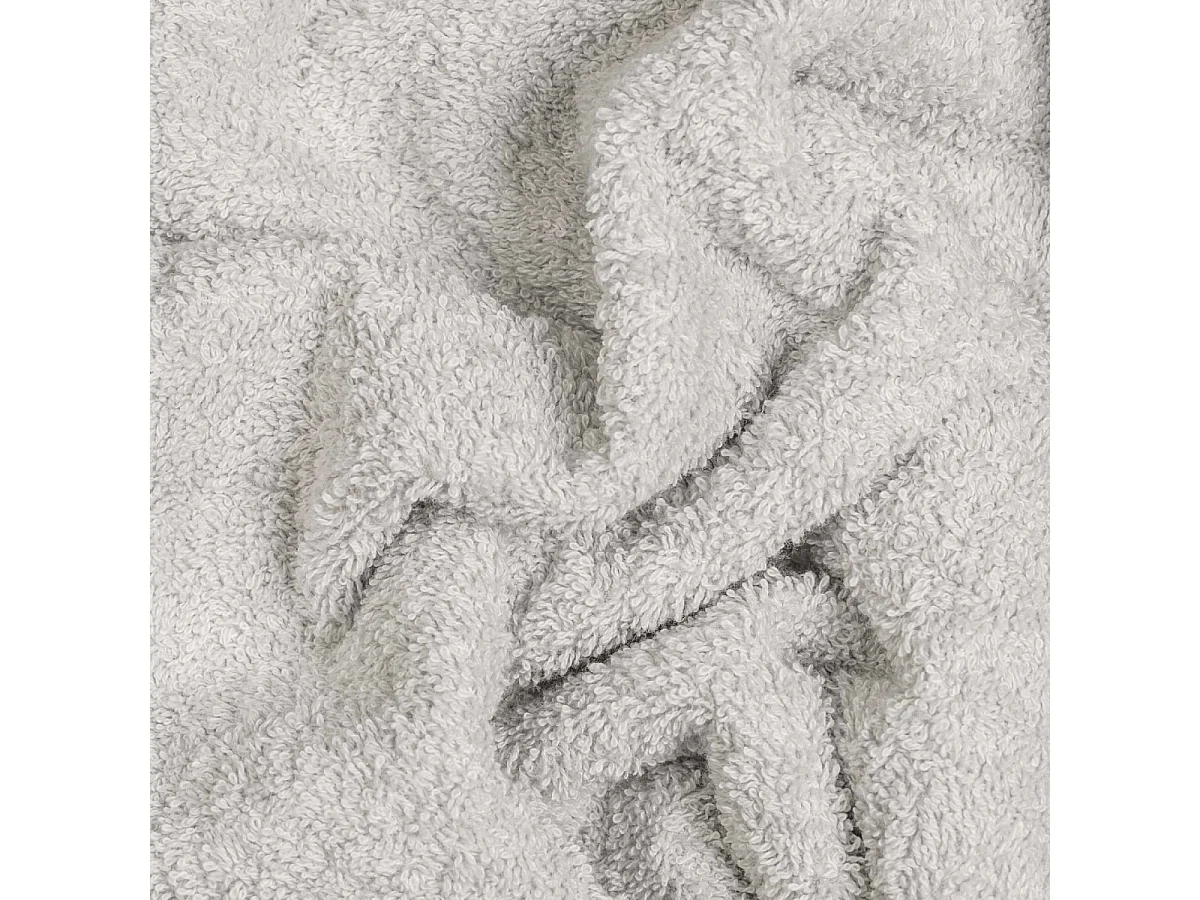 Lot De 3 Serviettes Éponge En Coton Couleur Perle | Teddy