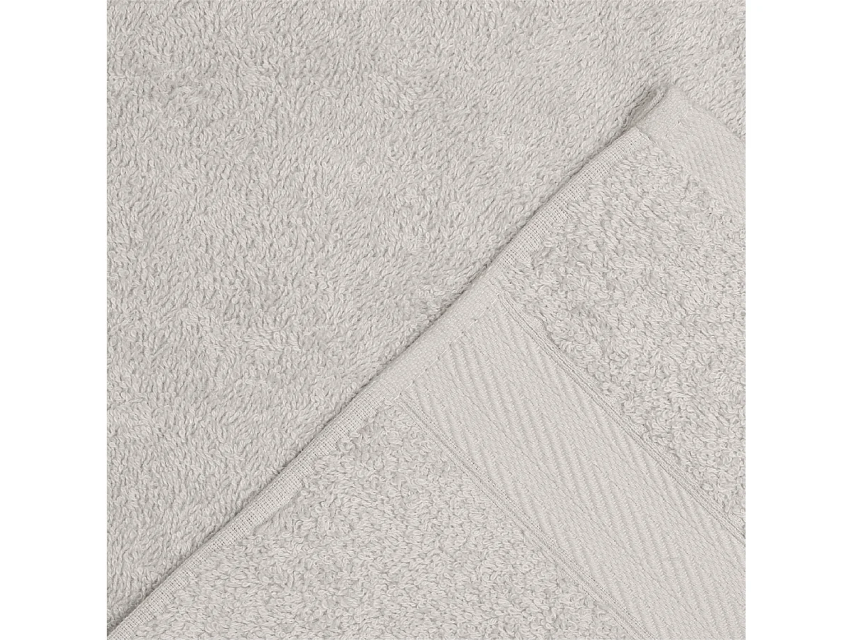 Lot De 3 Serviettes Éponge En Coton Couleur Perle | Teddy