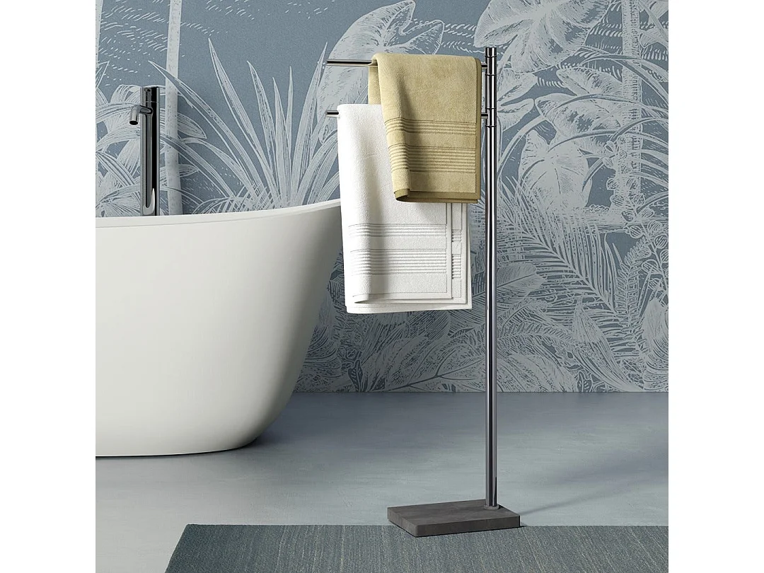 Porte-Serviettes Avec 2 Bras Articulés Chromés | Silene