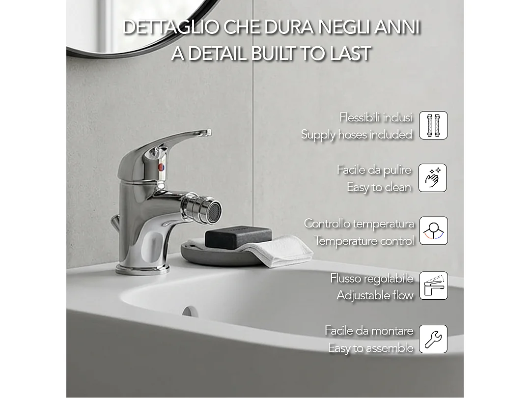 Robinet Mitigeur Monocommande Pour Bidet | Future