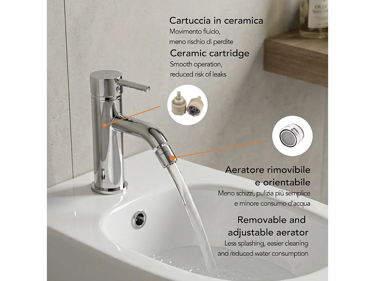 Mitigeur Pour Bidet Finition Chromée | Fassa