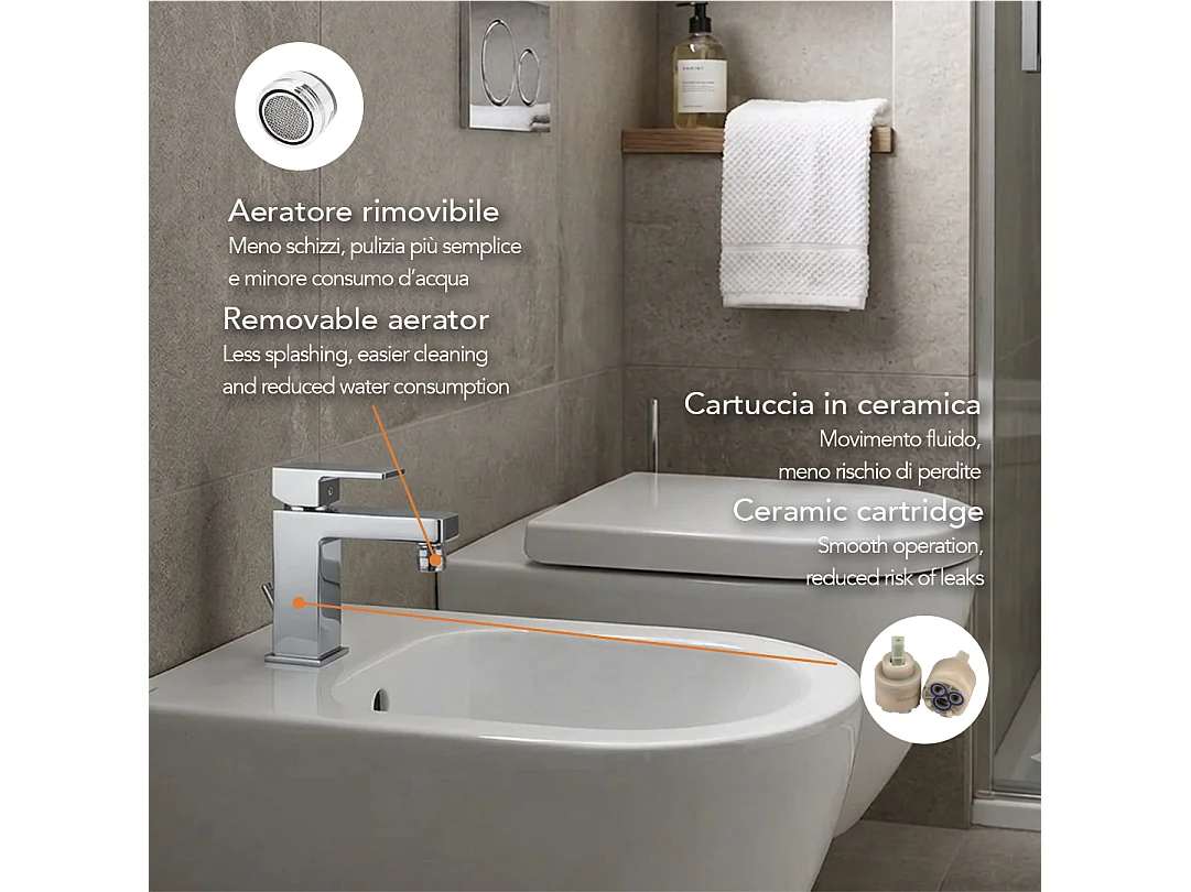Mitigeur De Sanitaire Bidet Pour Petits Espaces