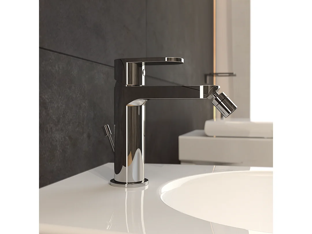 Robinet De Bidet Chromé Avec Vidage À Clapet | Amalfi