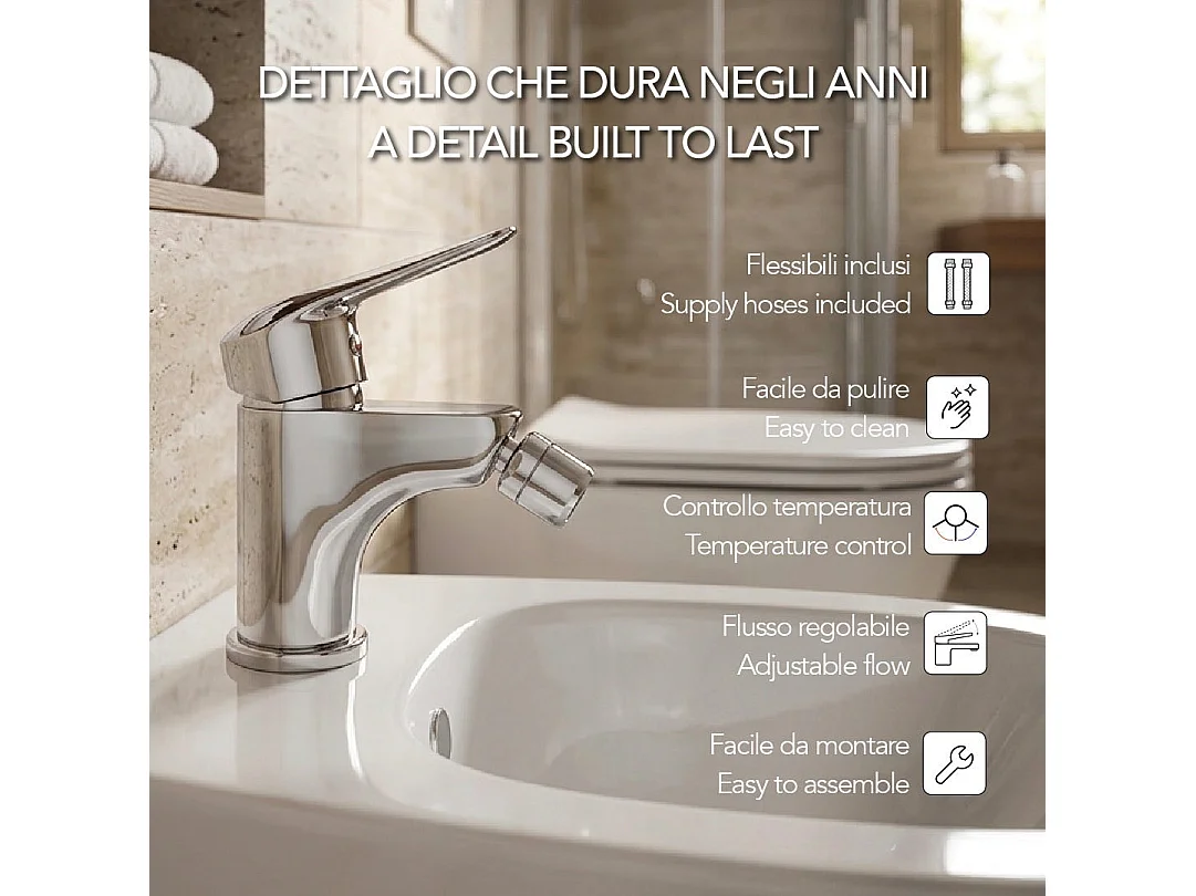 Mitigeur Monocommande Pour Bidet Chromé | Bormio