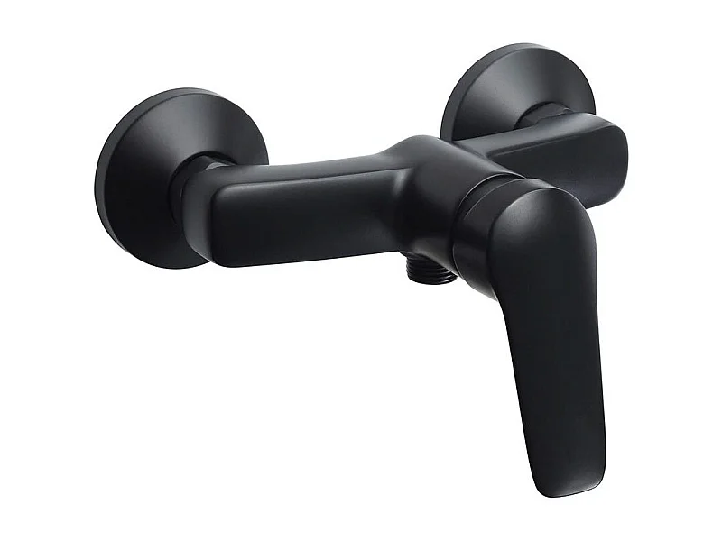 Mitigeur De Douche Extérieur Noir Mat | Bormio