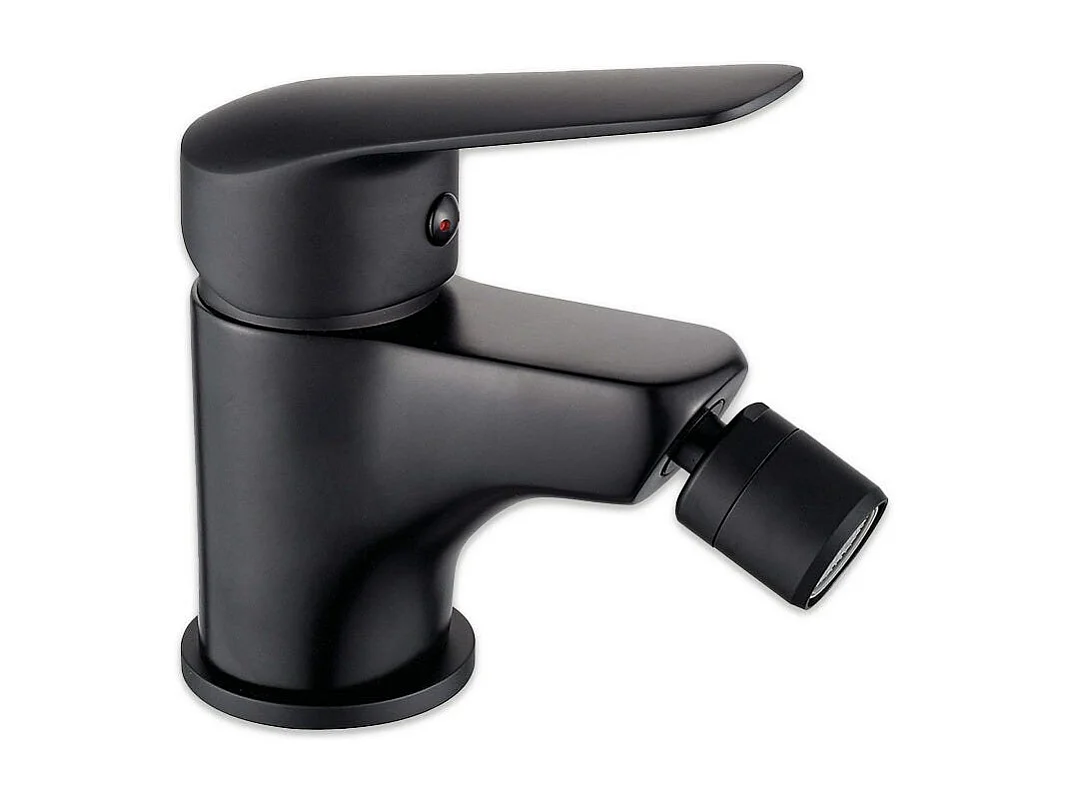 Mitigeur Monocommande Bidet Noir Mat | Bormio