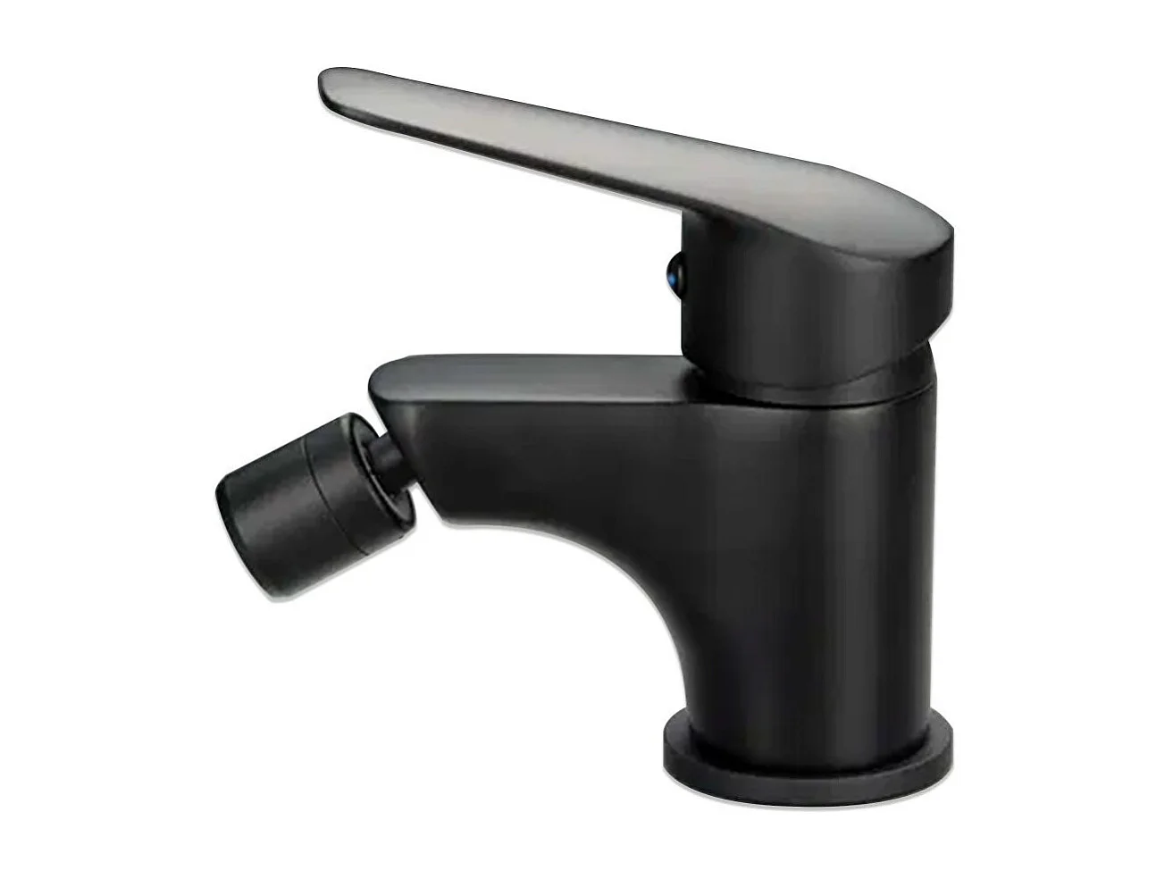 Mitigeur Monocommande Bidet Noir Mat | Bormio