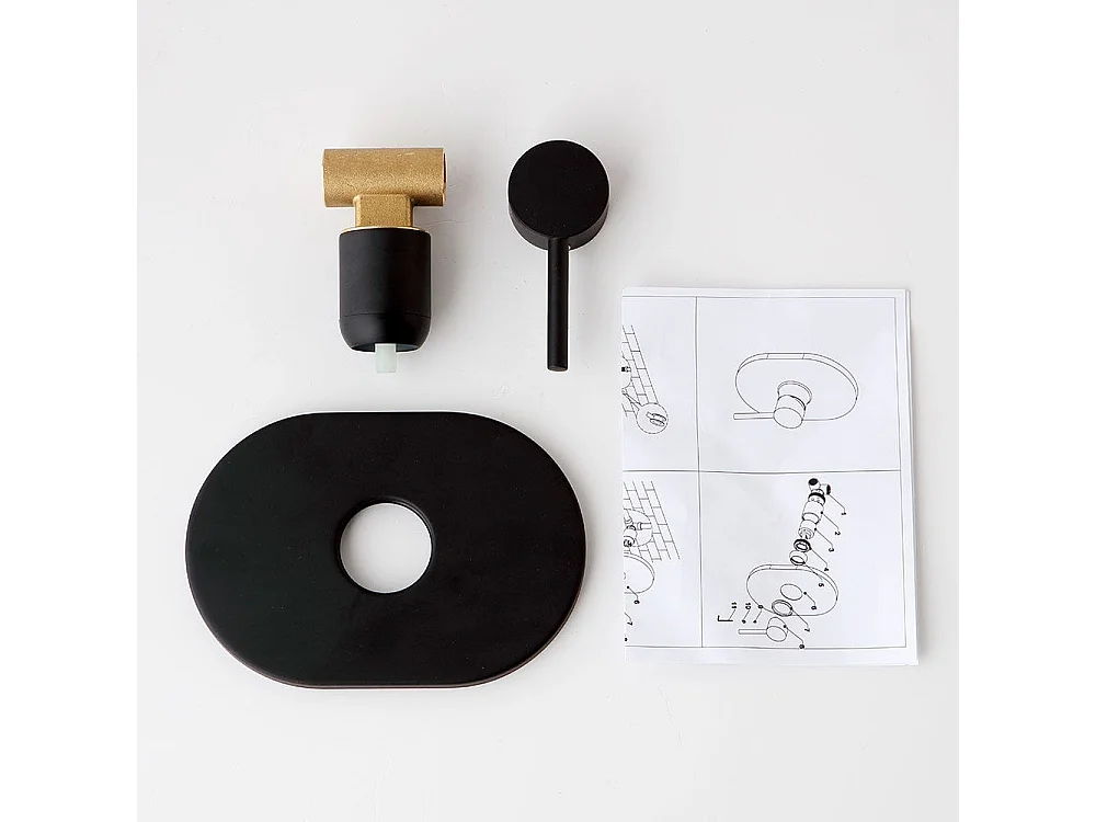 Mitigeur Pour Douche À Encastrer Noir | Fassa