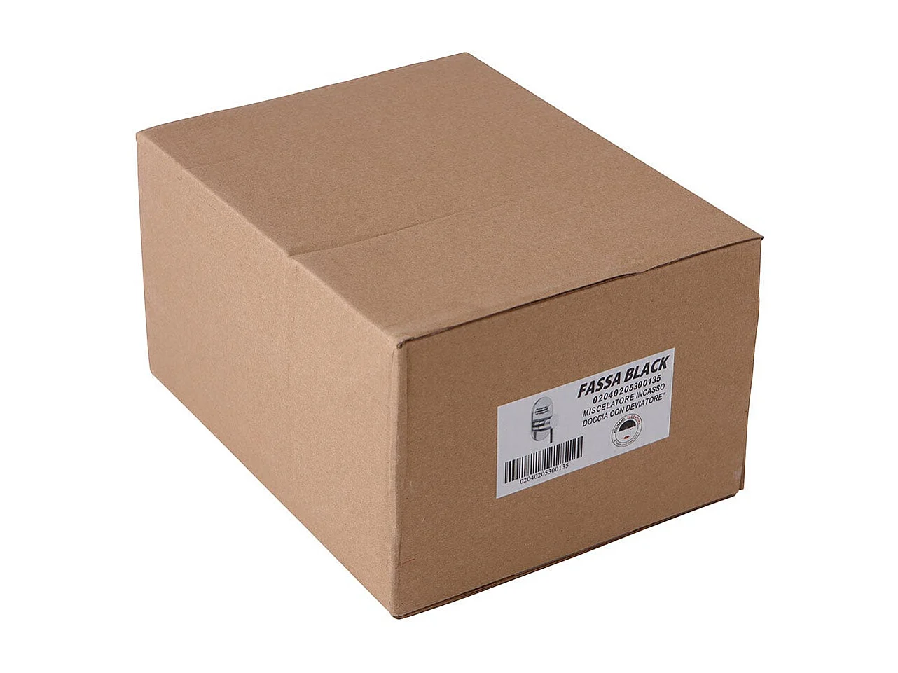 Mitigeur Pour Douche À Encastrer Avec Déviateur Noir Mat | Fassa