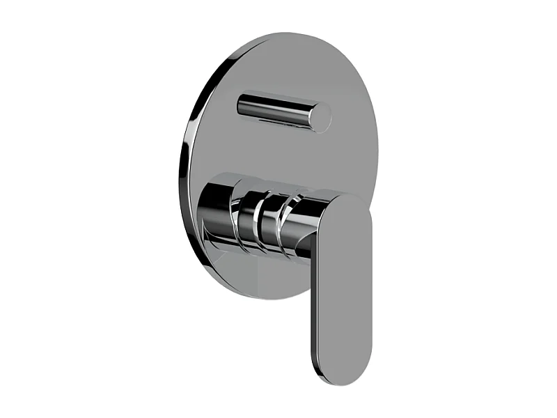 Ensemble Externe Chromé Pour Douche Encastrée Avec Déviateur | Amalfi