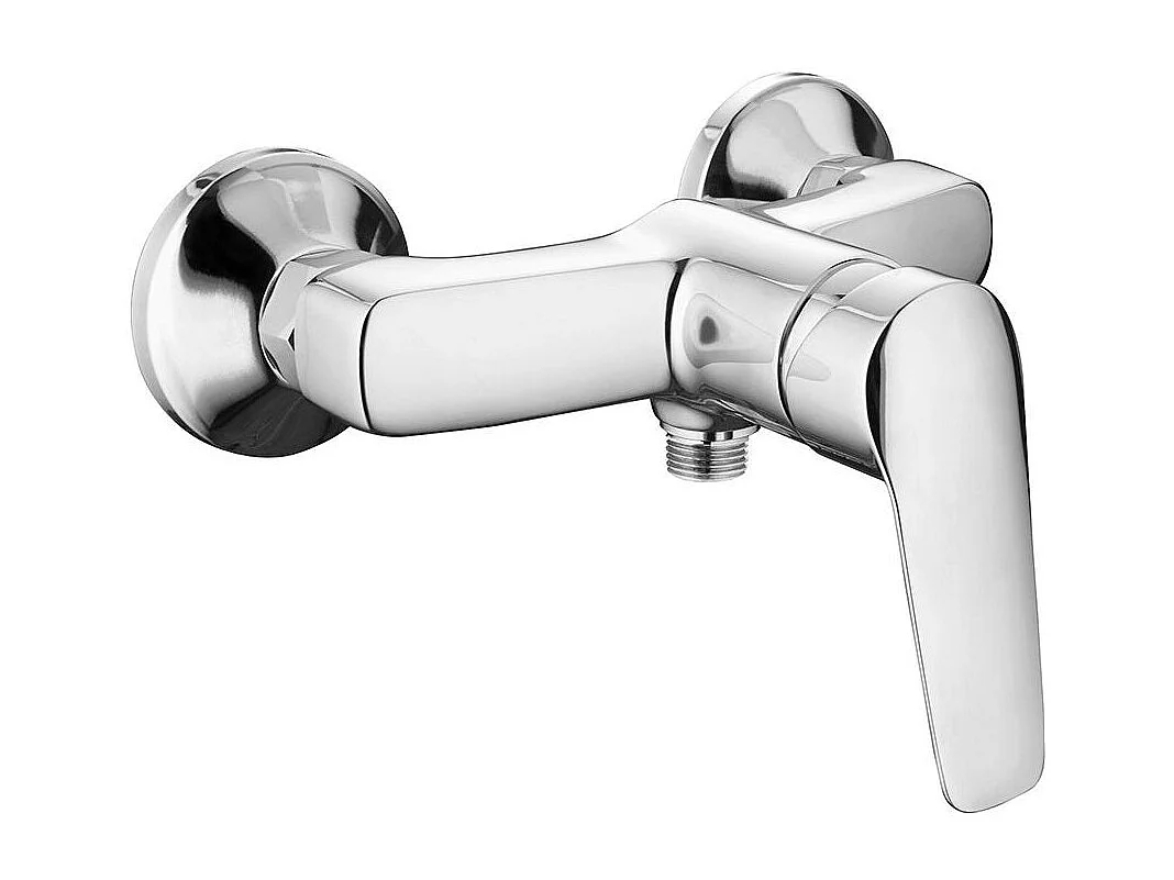 Mitigeur De Douche Extérieur Monocommande Chromé  | Bormio