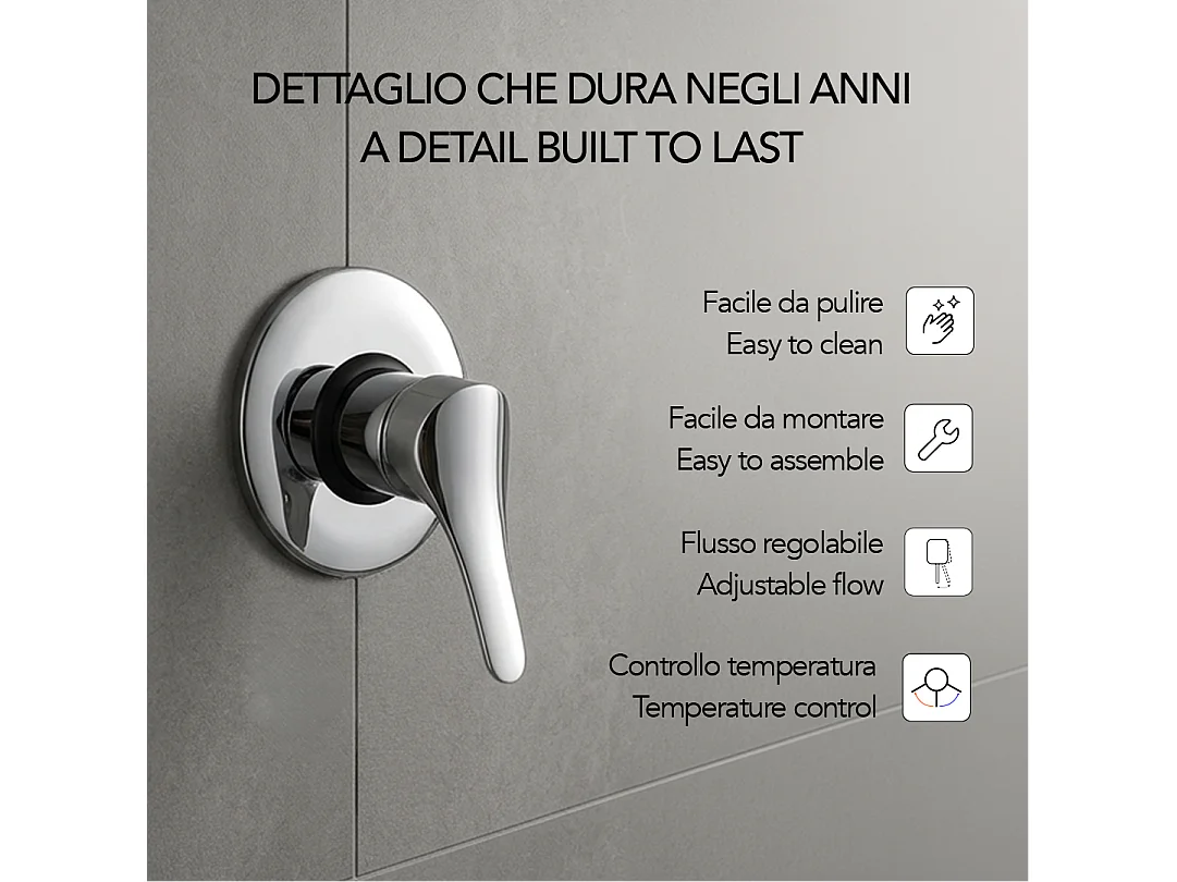 Robinetterie Mitigeur Encastré Pour Douche | Cembra