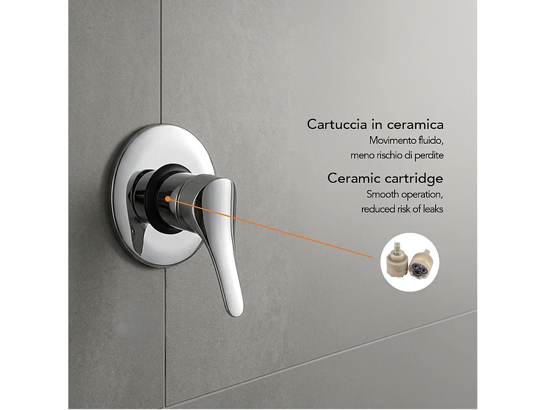 Robinetterie Mitigeur Encastré Pour Douche | Cembra