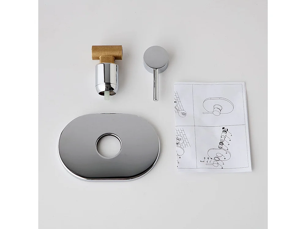 Ensemble Mitigeur Pour Douche À Encastrer Chromé | Fassa