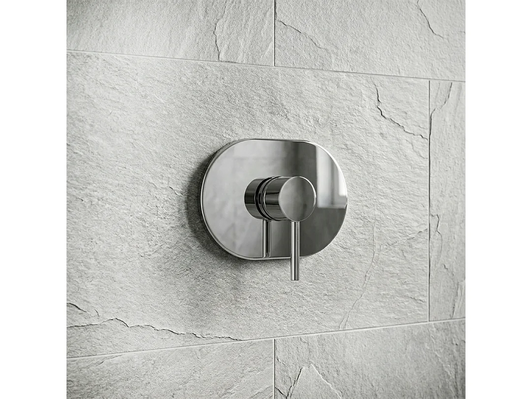 Ensemble Mitigeur Pour Douche À Encastrer Chromé | Fassa