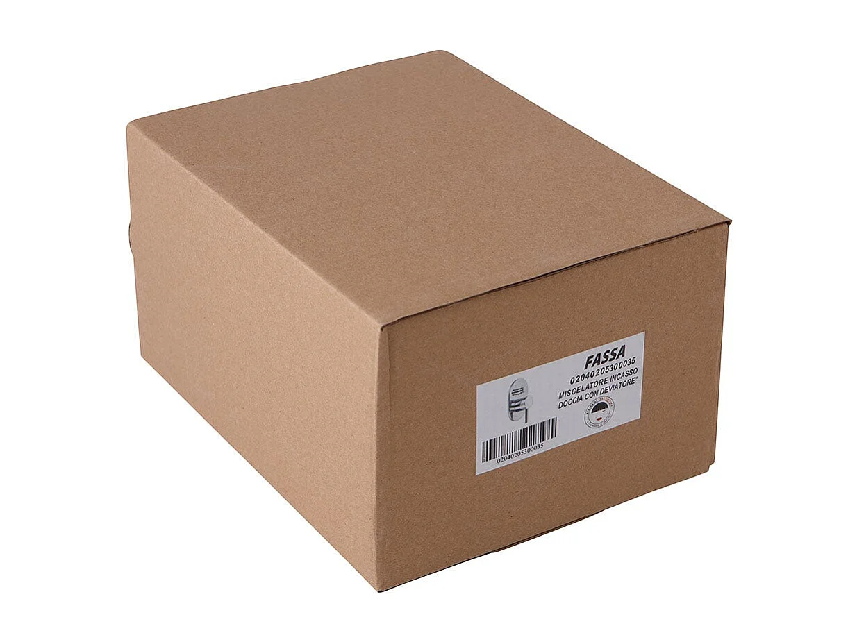 Mitigeur Pour Douche À Encastrer Chromé Avec Déviateur | Fassa