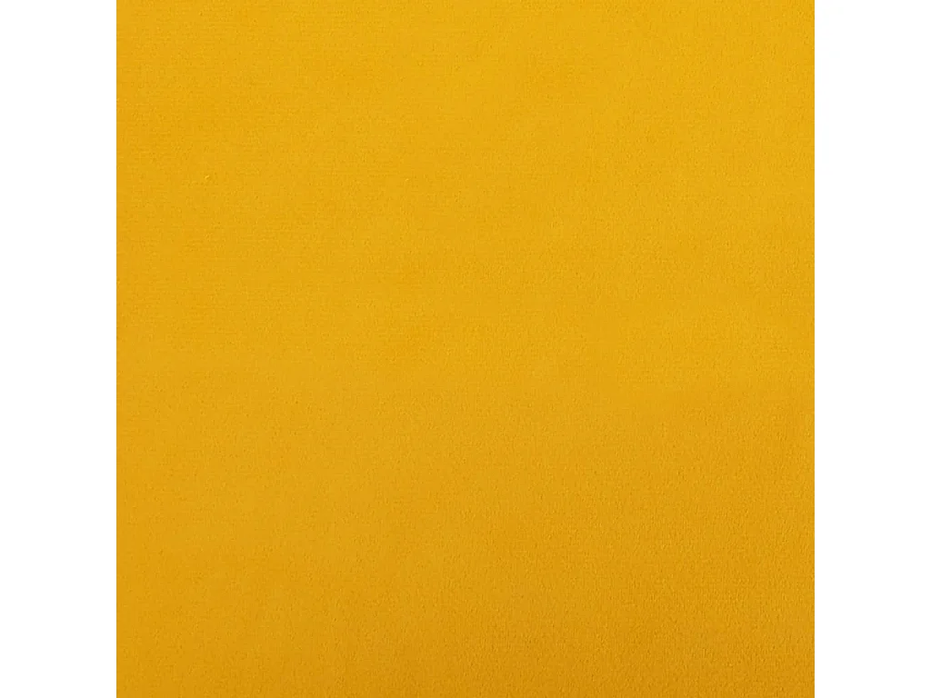 Chaises à manger lot de 2 jaune velours