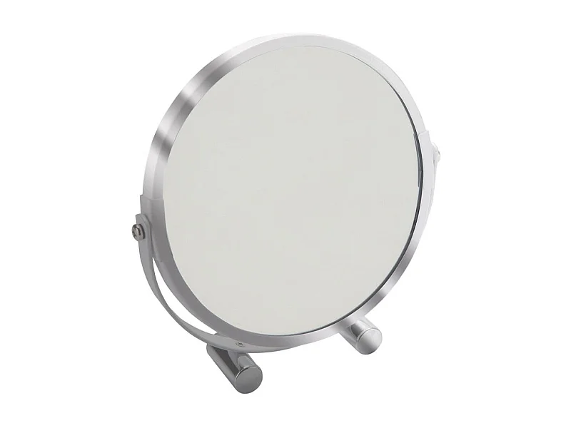 Miroir De Maquillage Grossissant En Résine Chromée