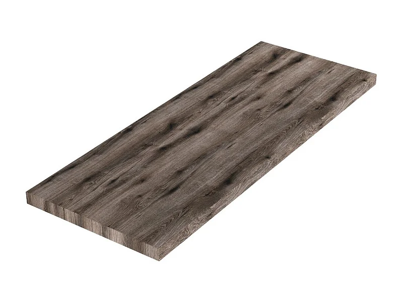 Étagère Suspendue Sous Le Lavabo 120Cm Bois Chêne Fossile