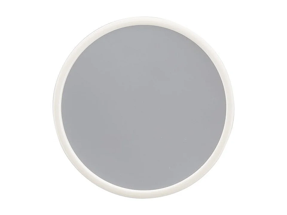 Miroir Grossissant Avec Ventouses Et Corniche Blanche