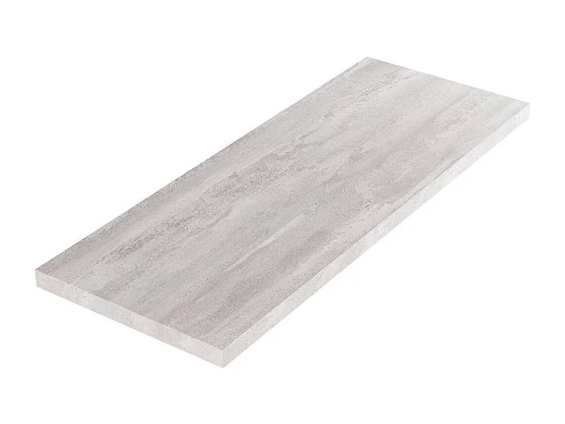 Étagère Pour Lavabo De Salle De Bains De 120 Cm En Bois Couleur Ciment