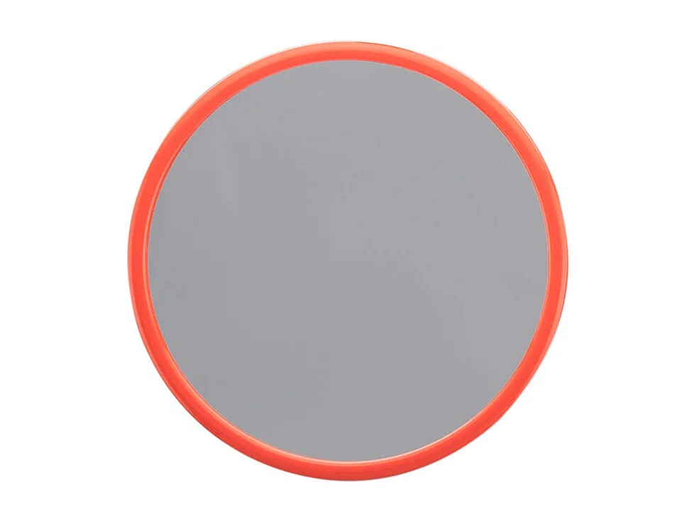 Miroir Grossissant Avec Ventouses Et Corniche Rouge