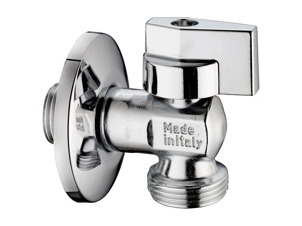 Robinet A Rondelle A Bille Avec Rose En Acier Inoxydable 1/2X3/4