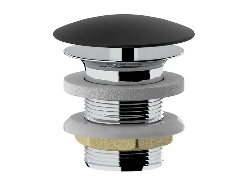 Bouchon De Vidange Libre 1''1/4 Noir Mat