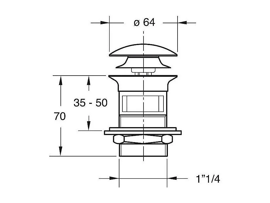 Cliquez Waste Clac Pour Les Puits Et Bidet