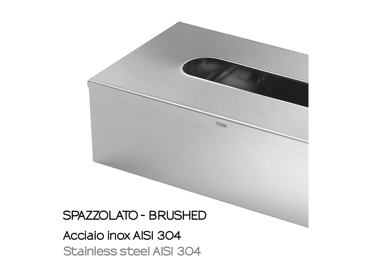 Porte-Serviettes En Acier Inoxydable Brossé