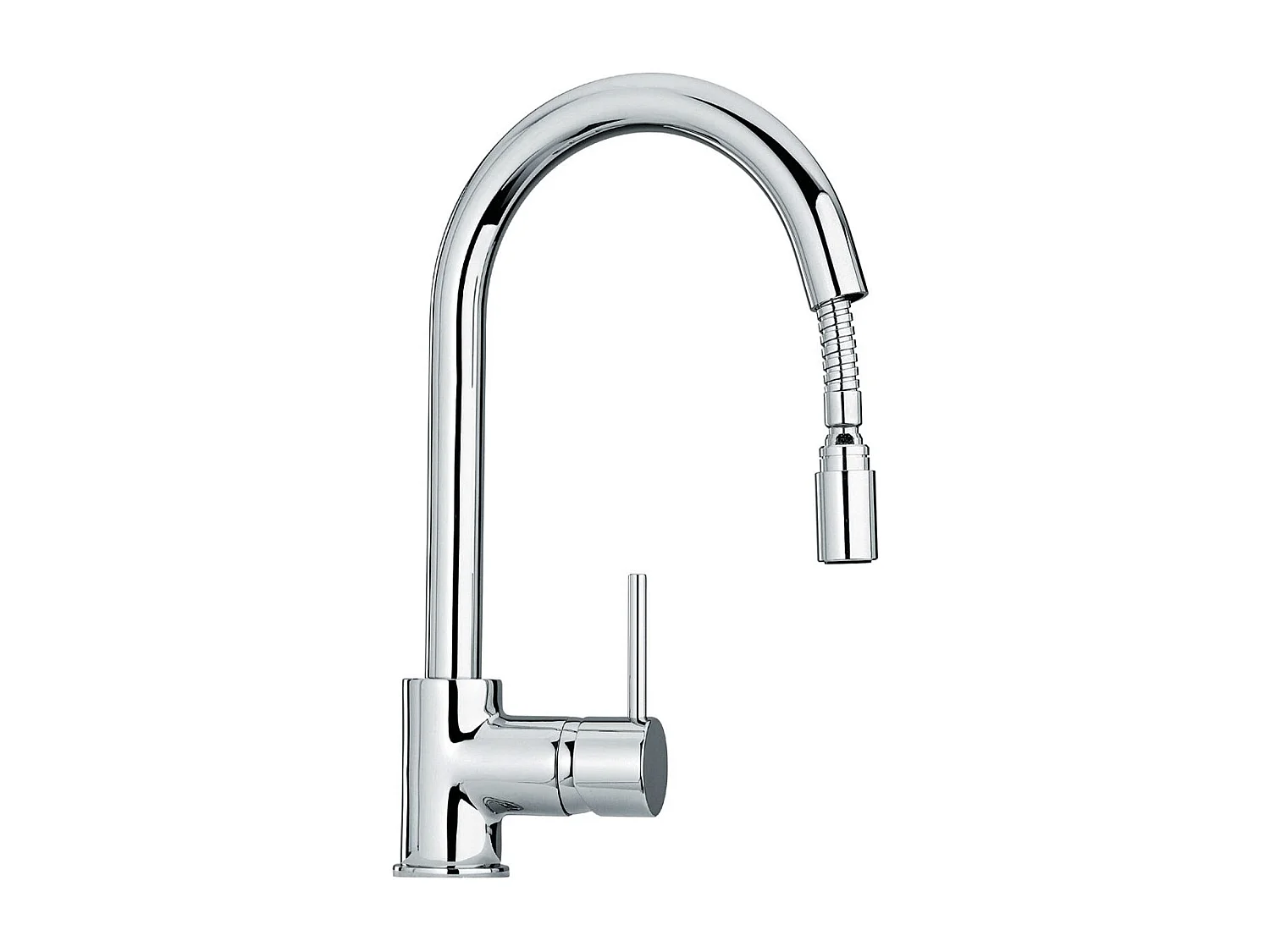 Mitigeur Pour Cuisine Avec Douchette À Eau Coulissante | Piuma