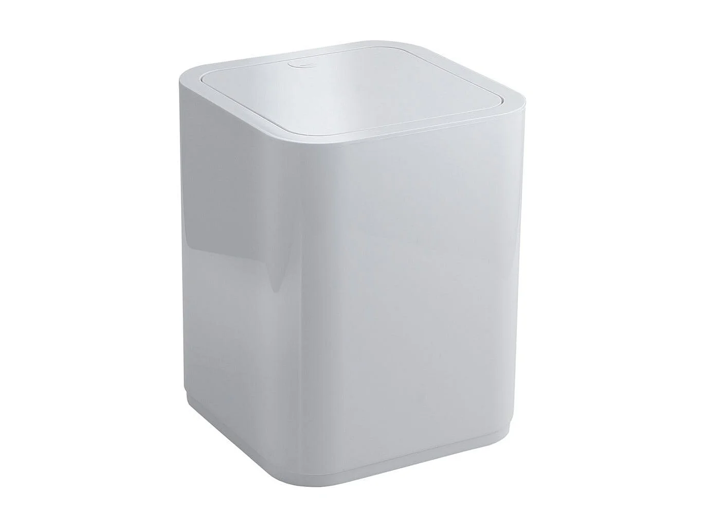 Poubelle Intérieure Carrée Blanche 8L | Agave
