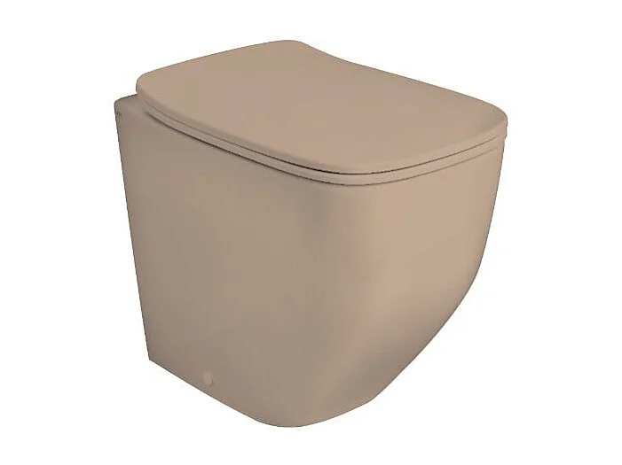 Wc Sur Pied En Céramique Sable Mat | Mozart