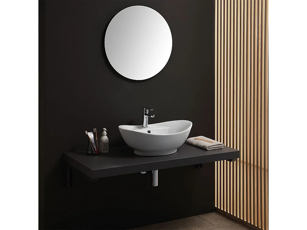 Lavabo À Poser En Céramique Au Design Luxueux