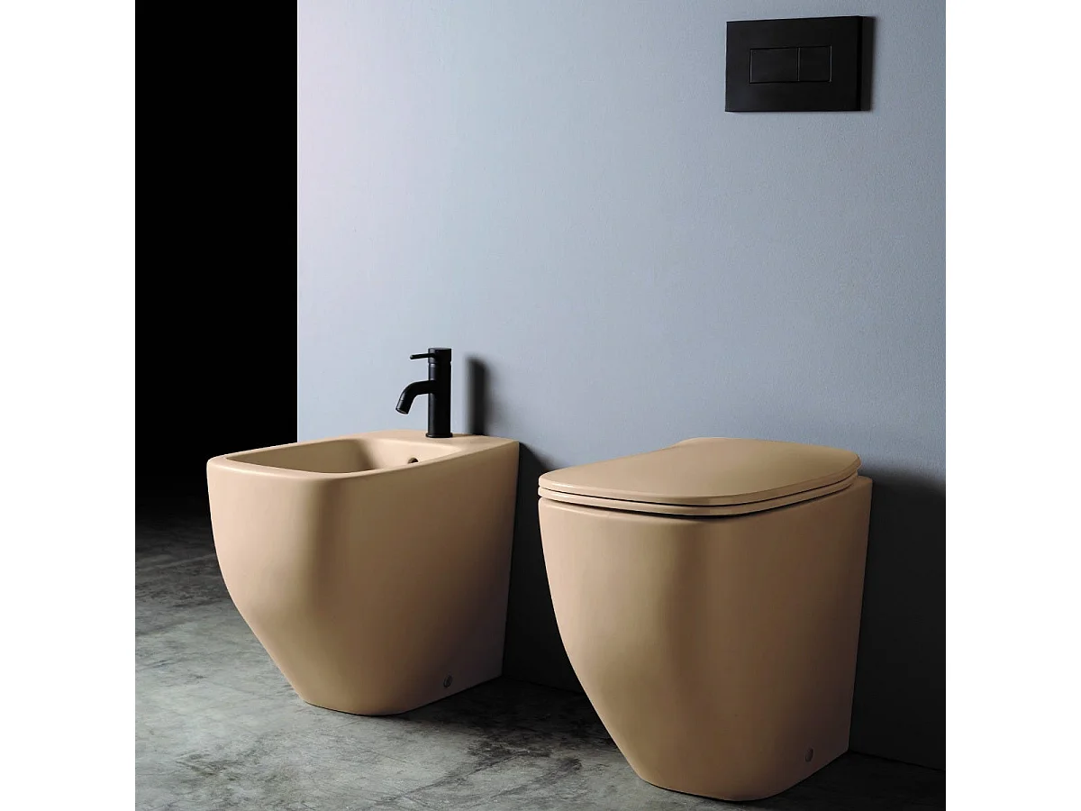 Appareils Sanitaires Encastrés Sans Rebord En Céramique Sable Mat | Mozart