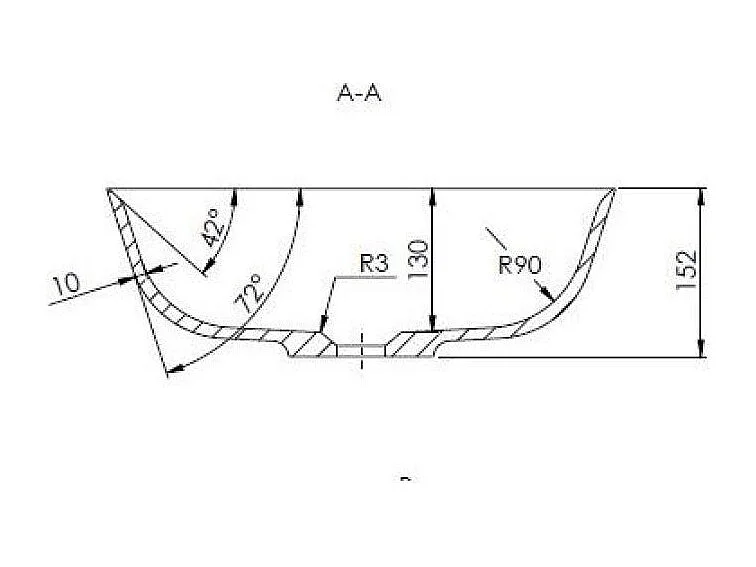 Lavabo À Poser En Résine Mate Sans Trou De Robinet