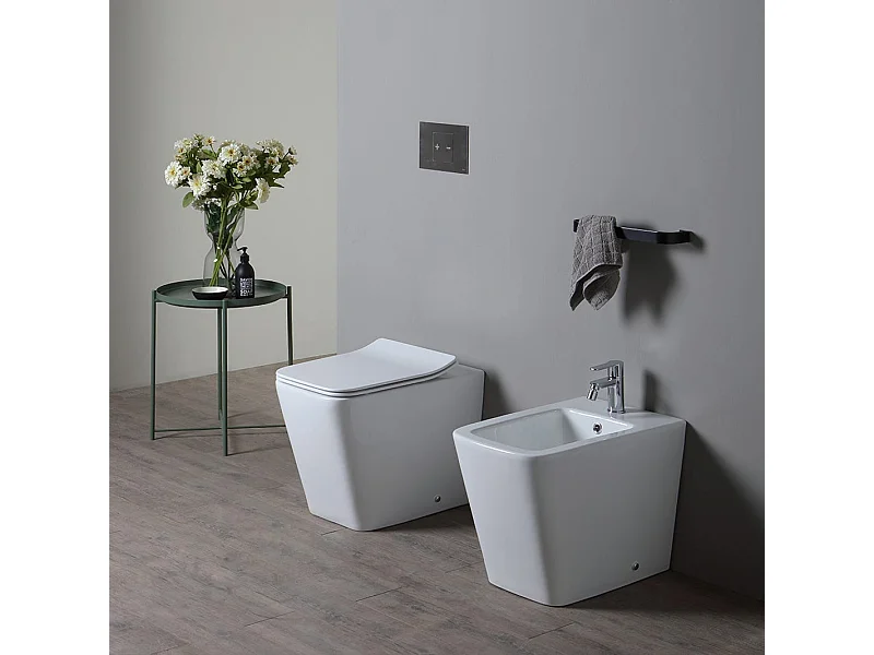 Sanitaires À Poser En Céramique Au Ras Du Mur | Rock