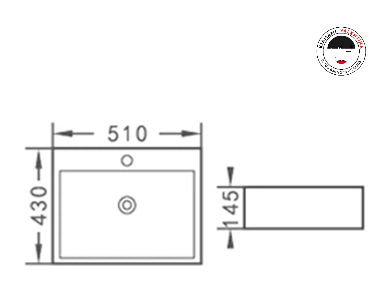 Lavabo Rectangulaire À Poser En Ceramique Desgin Moderne