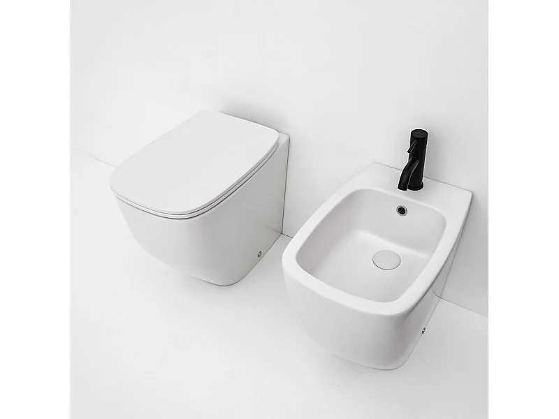 Sanitaires Encastrés En Céramique Blanc Mat | Mozart