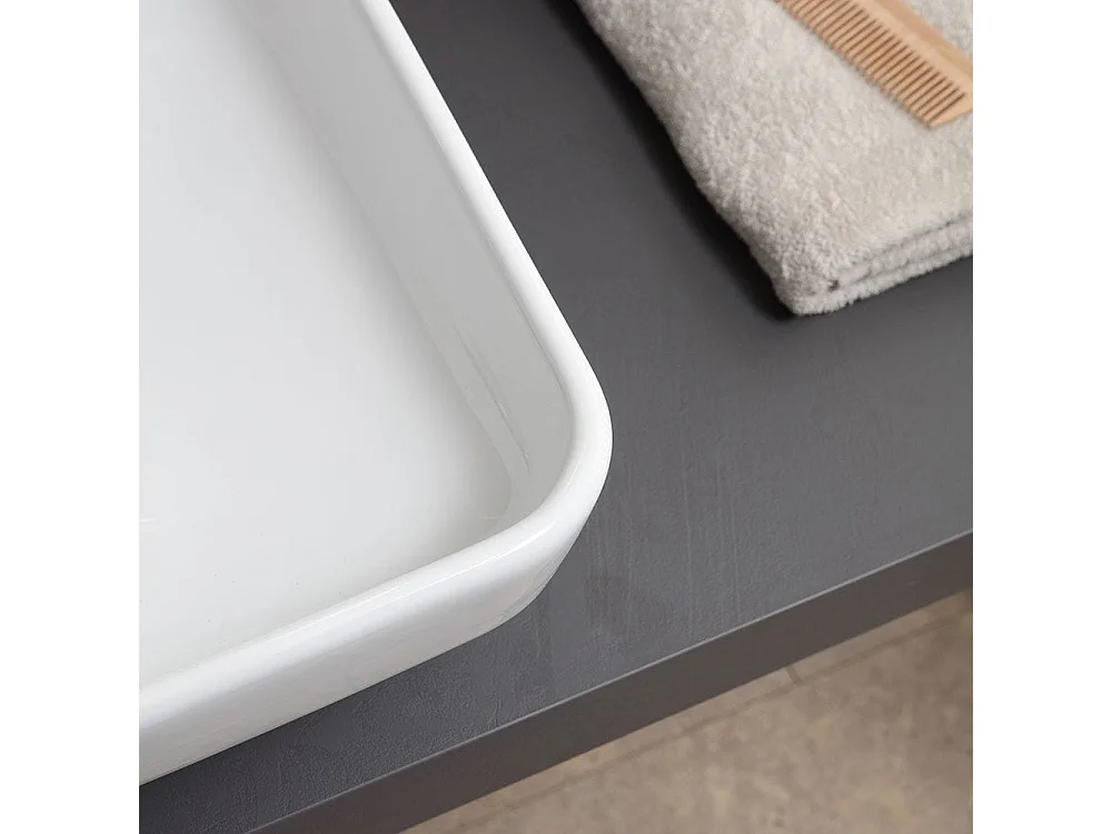 Lavabo À Poser Design Support Mural 45X45