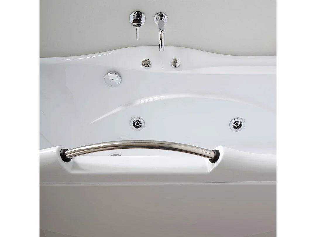 Baignoire Balnéo Rectangulaire Gauche En Acrylique  | Diletta