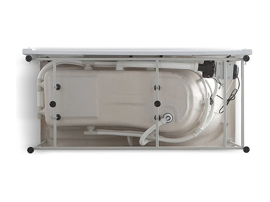 Baignoire Balnéo Rectangulaire Gauche En Acrylique  | Diletta