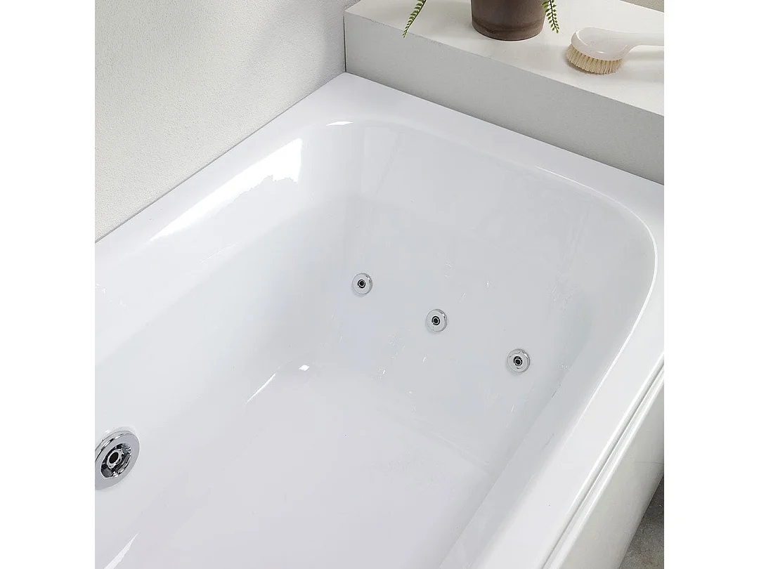 Baignoire Balnéo Rectangulaire Encastrable En Acrylique  | Ester